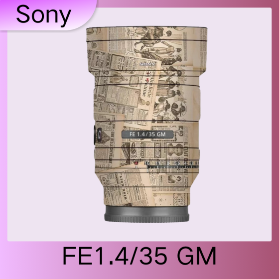 Lentes Sony  FE35F1.4 GM - Pele câmera, adesivo câmera - com alta resistência a arranhões, à prova d'água e com design elegante.